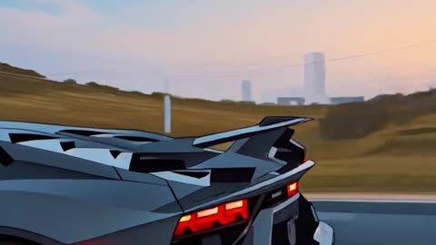 Sound that sync with heart ! #lamborghini #carlover #luxurycars #animation