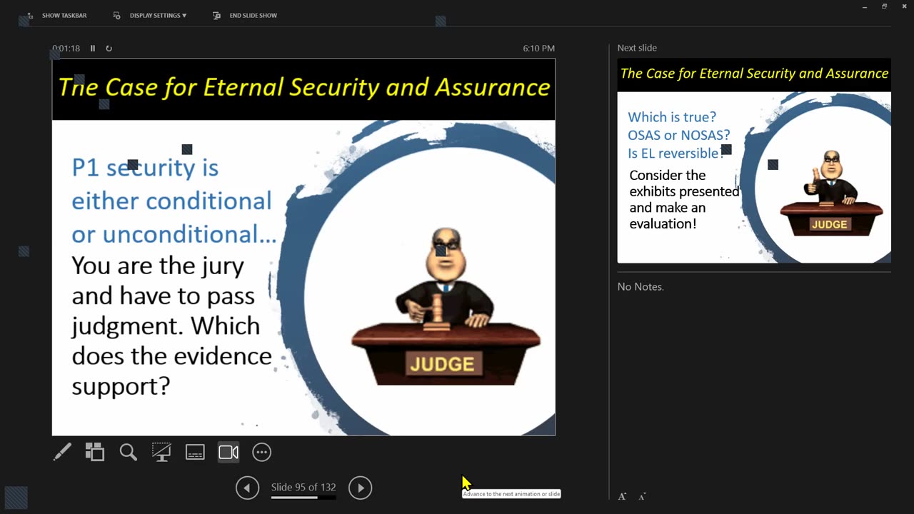 Wednesday April 2,2025 Foundations 2: Apologetics-The Case for Eternal Security (2)