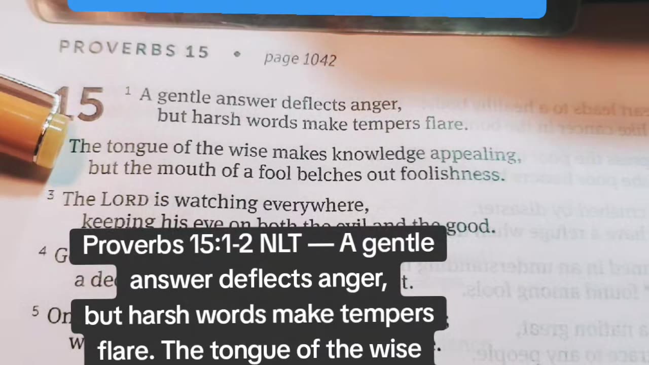 A gentle answer deflects anger, but harsh words make tempers flare.