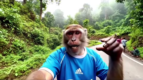 Funny Monkey Vlog