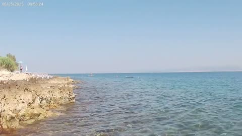 A Morning Swim in Splitska, on the Island of Brac, Croatia