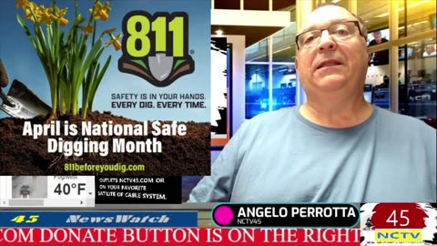 NCTV45 NEWSWATCH MORNING MON AUGUST 25 2025 WITH ANGELO PERROTTA