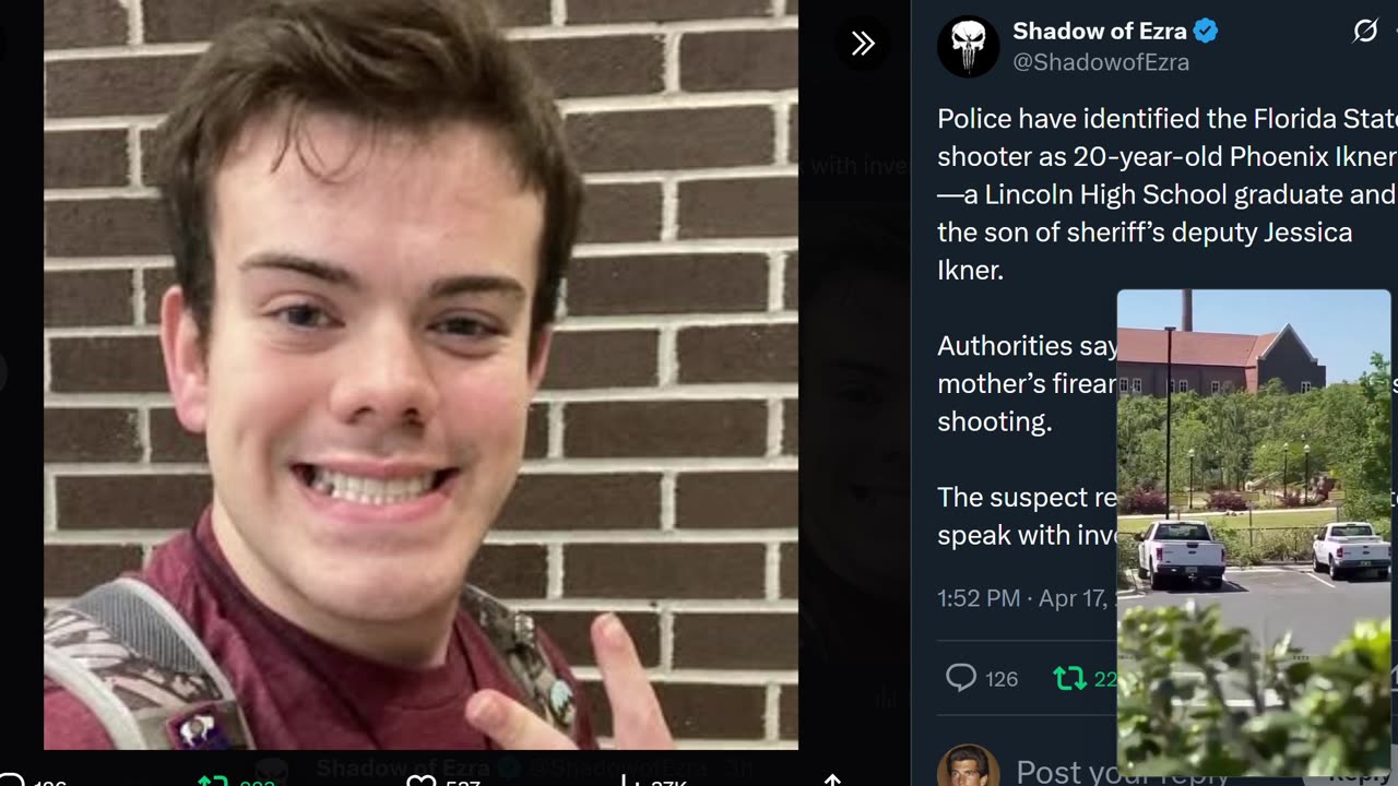 A terrifying scene is unfolding at Florida State University, where an active shooter has been report
