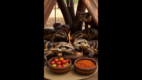 Three Goanna and Wanderer spoken tale