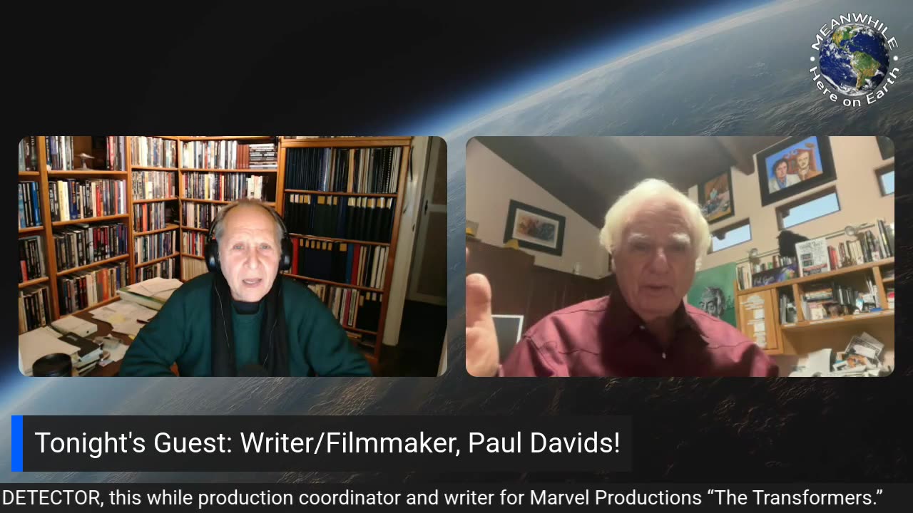 Meanwhile, Here on Earth guest Paul Davids!