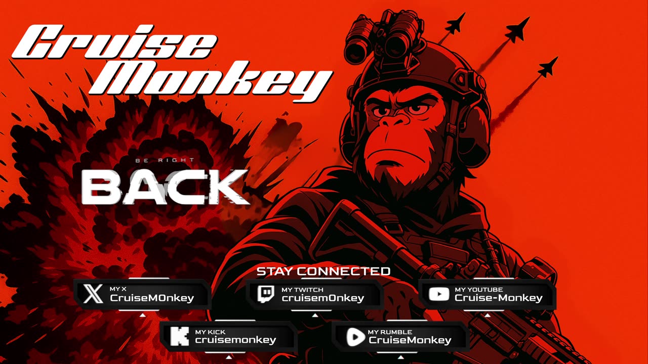 Cruise Monkey’s going LIVE BF2042? HALO? COD? Mecha Break?
