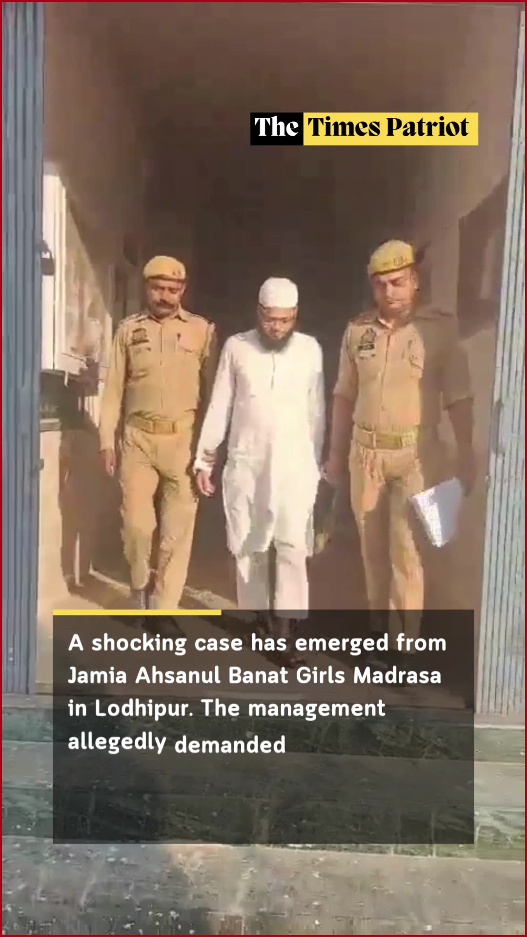 Madrasa Demands “Virginity Certificate” for Class 8 Admission — Admission Head Arrested!