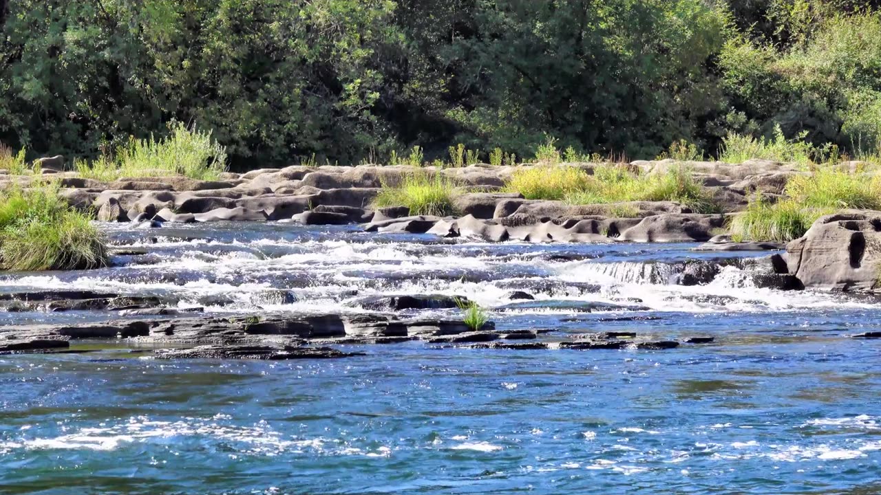 River Flow Meditation Music in 258 Hz | Calm & Grounding Nature Sounds