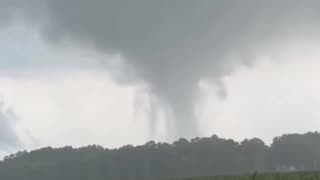 Tornado on the ground this afternoon east of Frankford, Delaware; minor damage reported.