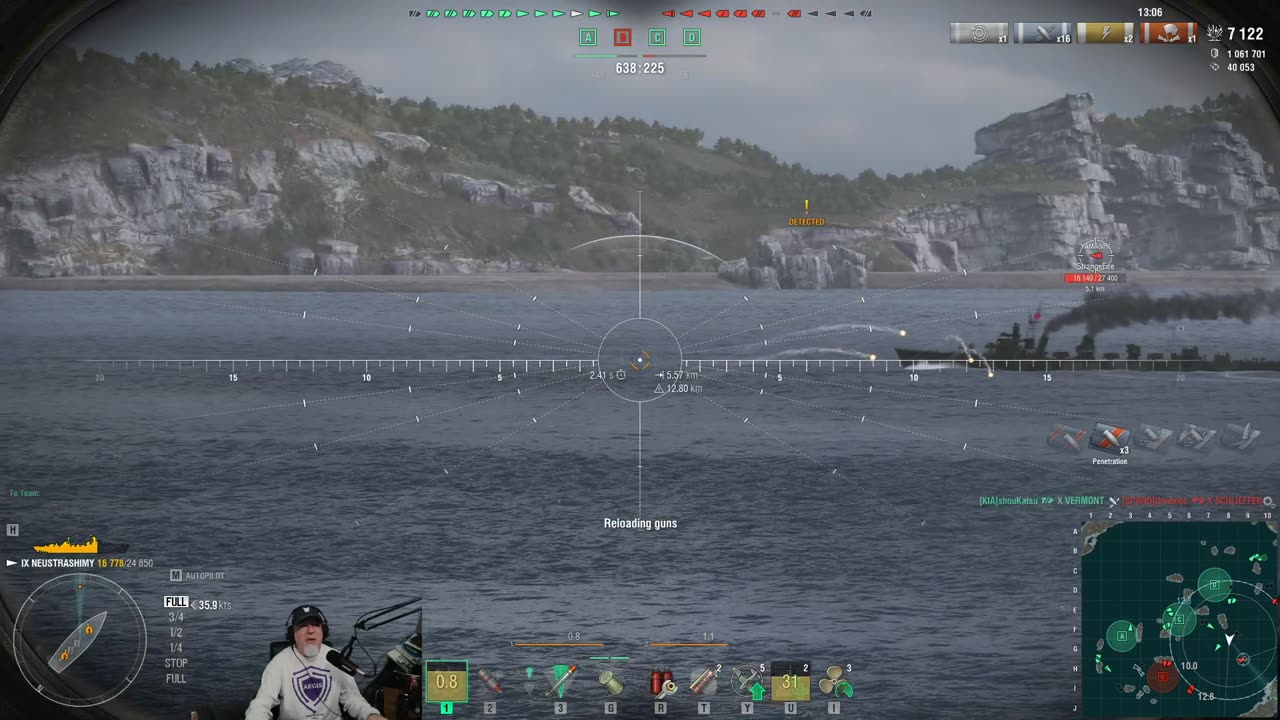 World of Warships - Chasing the impossible mission! 140K spotting!