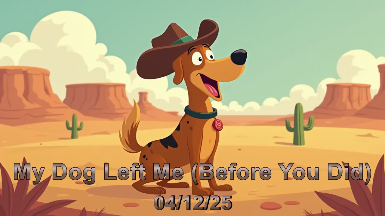 My Dog Left Me (Before You Did)- Fun Country Song