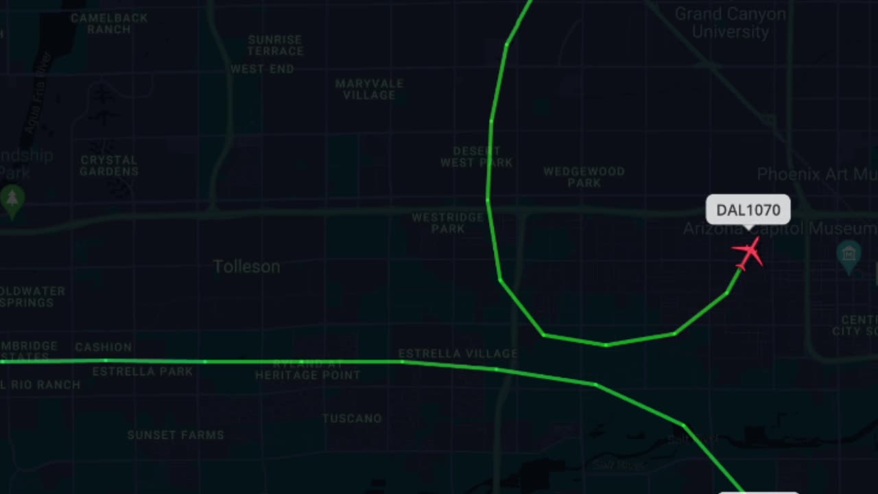 Close call over Phoenix