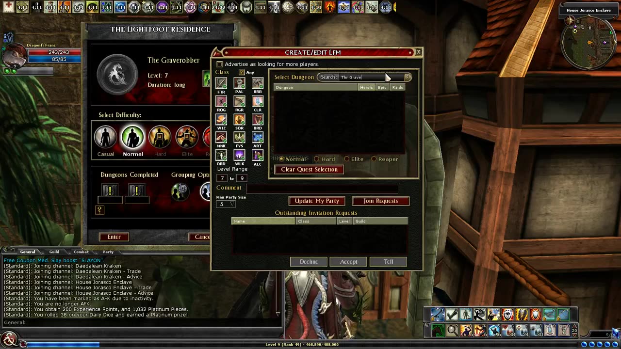 DDO Mondays! Questing on my Fighter! Part 1! Graverobber Quest