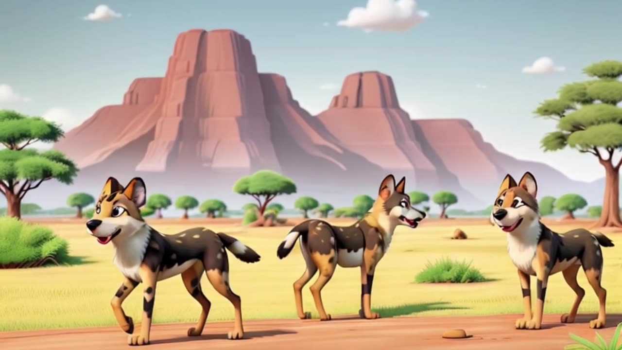 Meet Africa's Wild Dogs- Courage and Teamwork in Action!
