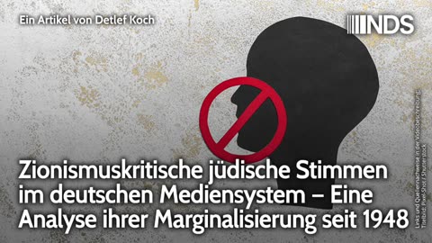 Zionismuskritische jüdische Stimmen im dt. Mediensystem – Analyse ihrer Marginalisierung seit 1948