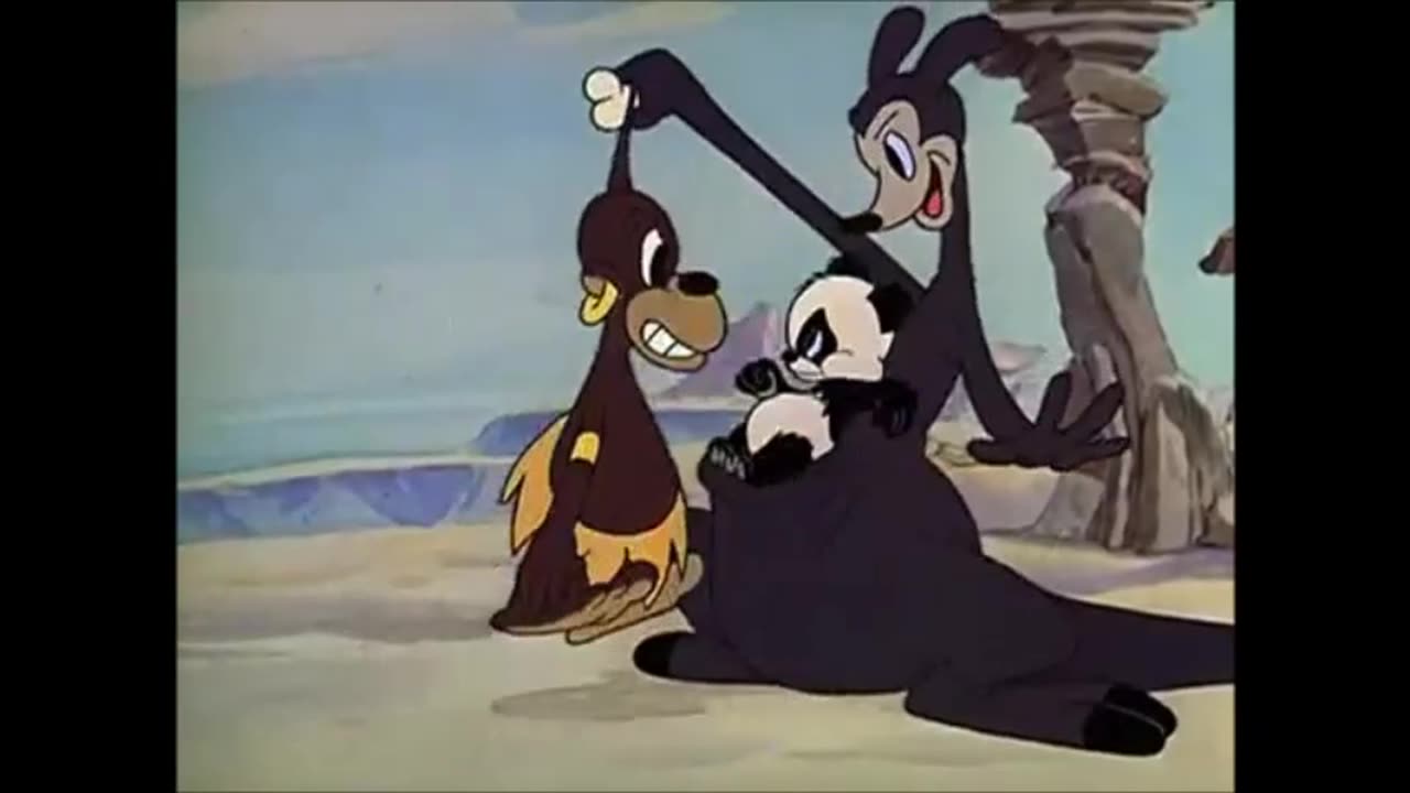 Life Begins for Andy Panda (1939) Spanking