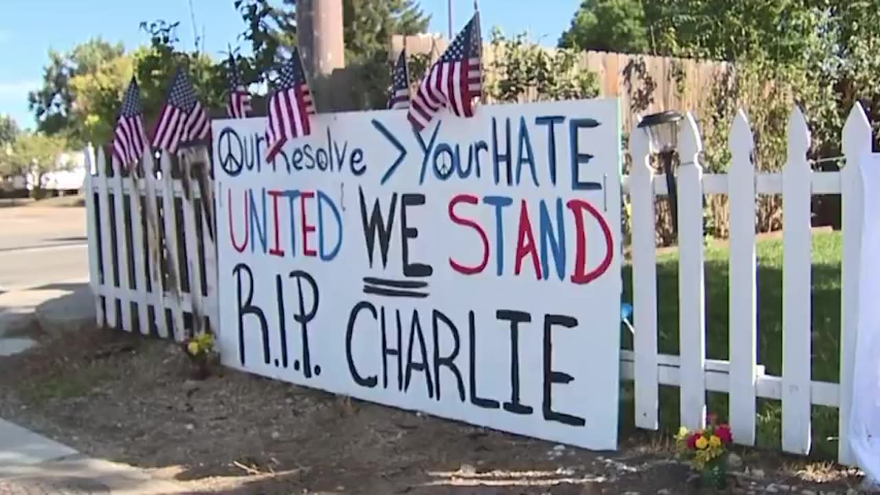 Charlie Kirk memorial display in Colorado burned to the ground by vandals on Saturday.