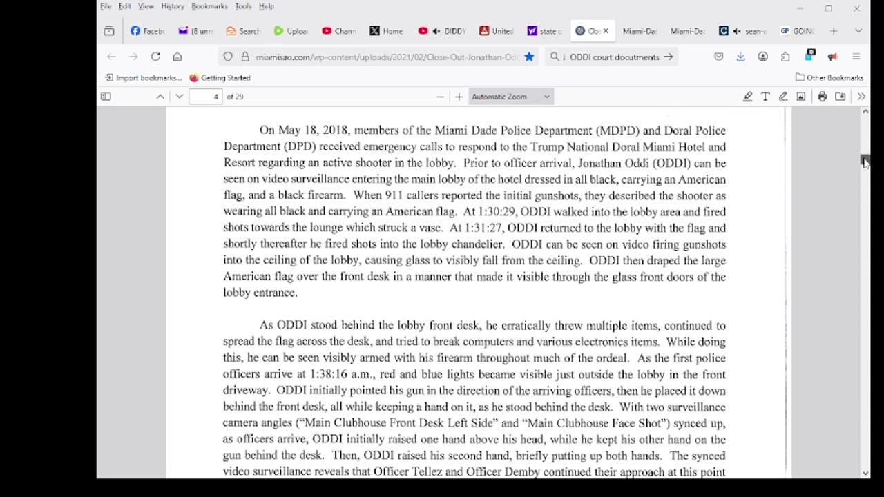 Jonathan Oddi and the diddy trail