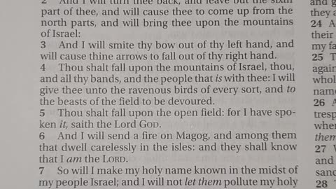 Ezekial 39: the prophecy against GoG continued.