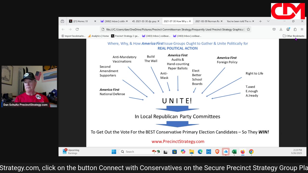 Precinct Strategy Land of the free . . . . Dan Schultz May 26 2025