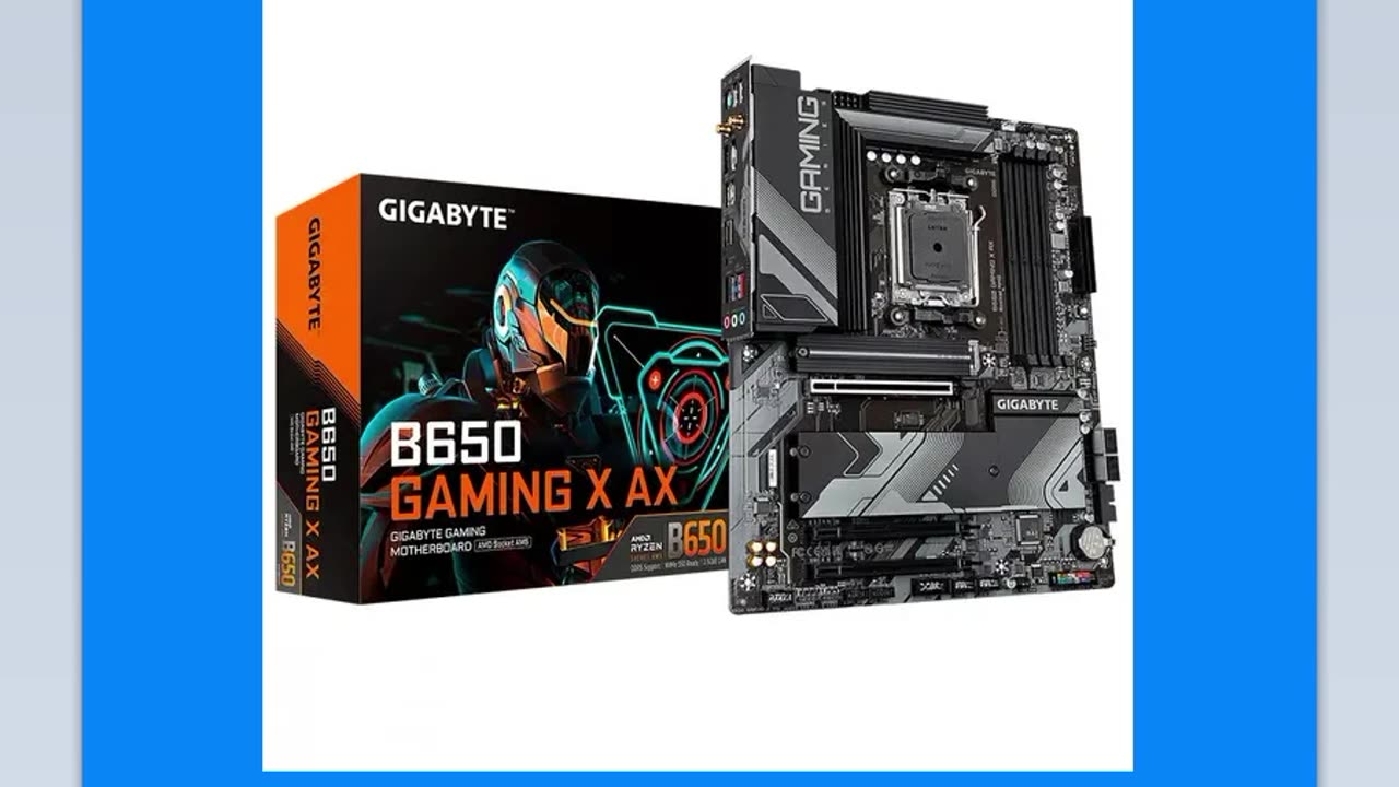 Placa Mãe Gigabyte Para AMD AM5 B650 Gaming X AX Wifi 4xDDR5 ATX
