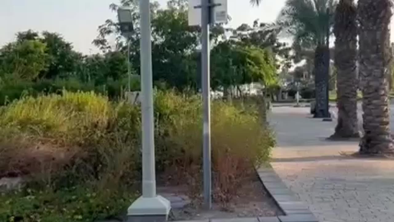 Drone on the hotel