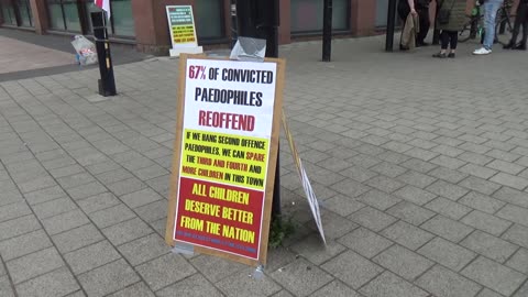 Rotherham police station protest prosecute those who covered up the abuse of 1400 girls CSE