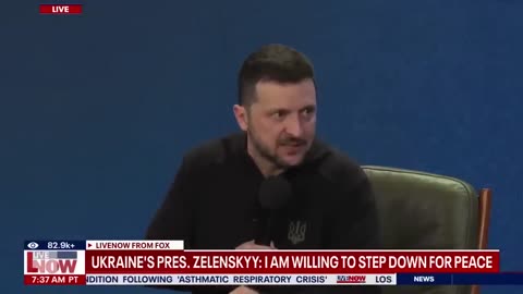 Ukraine's President Zelenskyy 'ready' to resign after Trump talks | LiveNOW from FOX