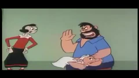 Childhood Daze - Popeye spanking