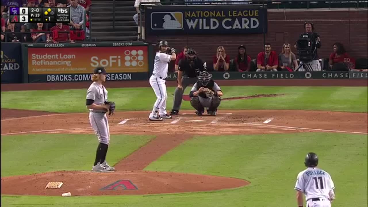 Match du meilleur 2 ieme de la ligue Nationale de Baseball 2017 Colorado vs Diamondback de L'Arizona