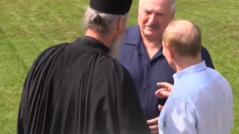 Putin e Lukashenko realizam uma reunião informal na ilha russa de Valaam.