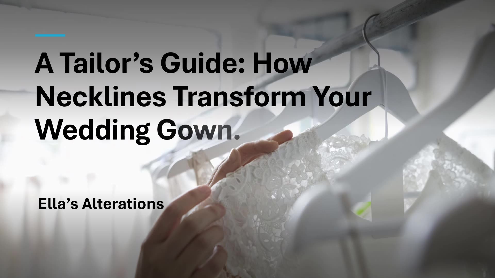 👗A Tailor’s Guide: How Necklines Transform Your Wedding Gown.👗