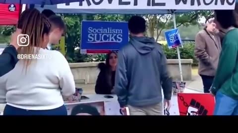 College Democrats President at LSU really said “having to work is violence.”