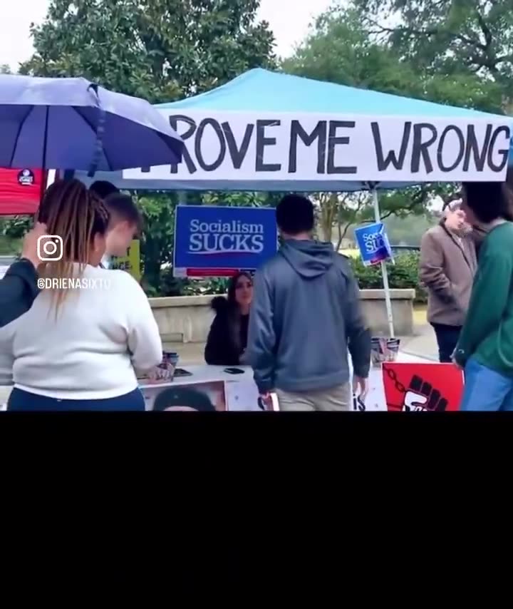 College Democrats President at LSU really said “having to work is violence.”