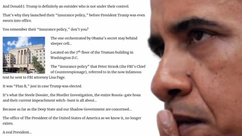 OBAMA'S secret stay behind army.