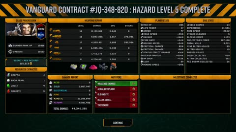 DRG Survivor Daily Vanguard 6/28/25