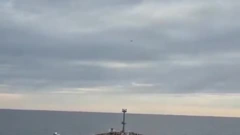 Russian tanker and Estonian warship