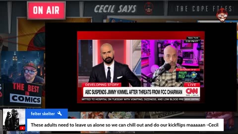 Colbert Stooge Has A Pathetic Jimmy Kimmel Cope Session.