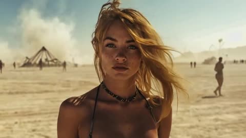 Hot Girls Dark Progressive Trance Music Dawn in the Desert - (Official Music Video)
