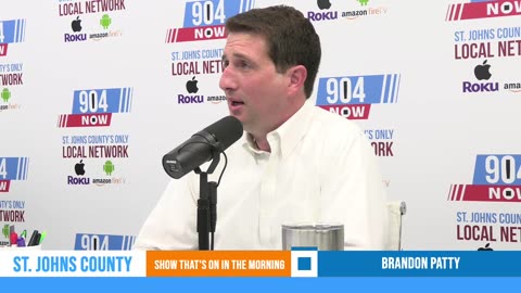 St. Johns County Clerk of the Circuit Court and Comptroller Brandon Patty joins us in studio!