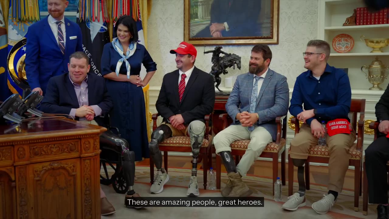 America's Heroes in the Oval Office, April 23, 2025