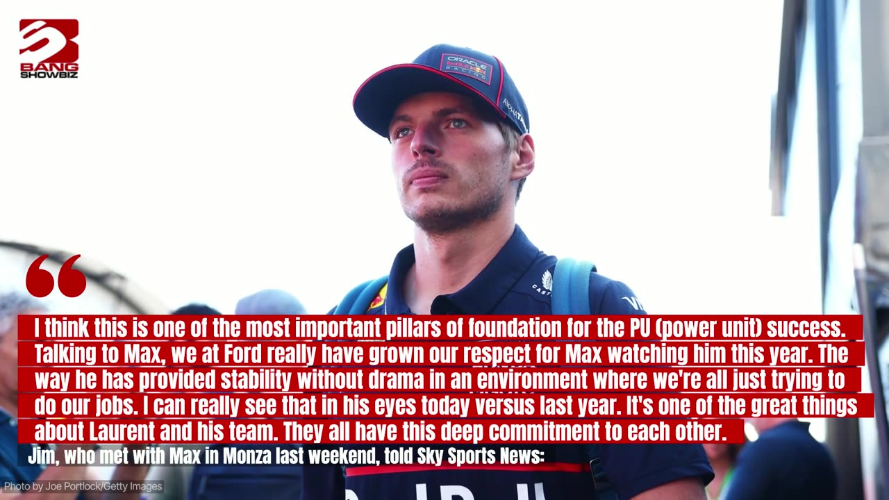 Ford CEO Insists Max Verstappen is one of the most important pillars for Red Bull-Ford's success