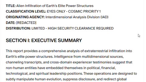 Classified Format Intelligence Reports (Patreon, Ko-Fi, BuyMeCoffee, Locals)