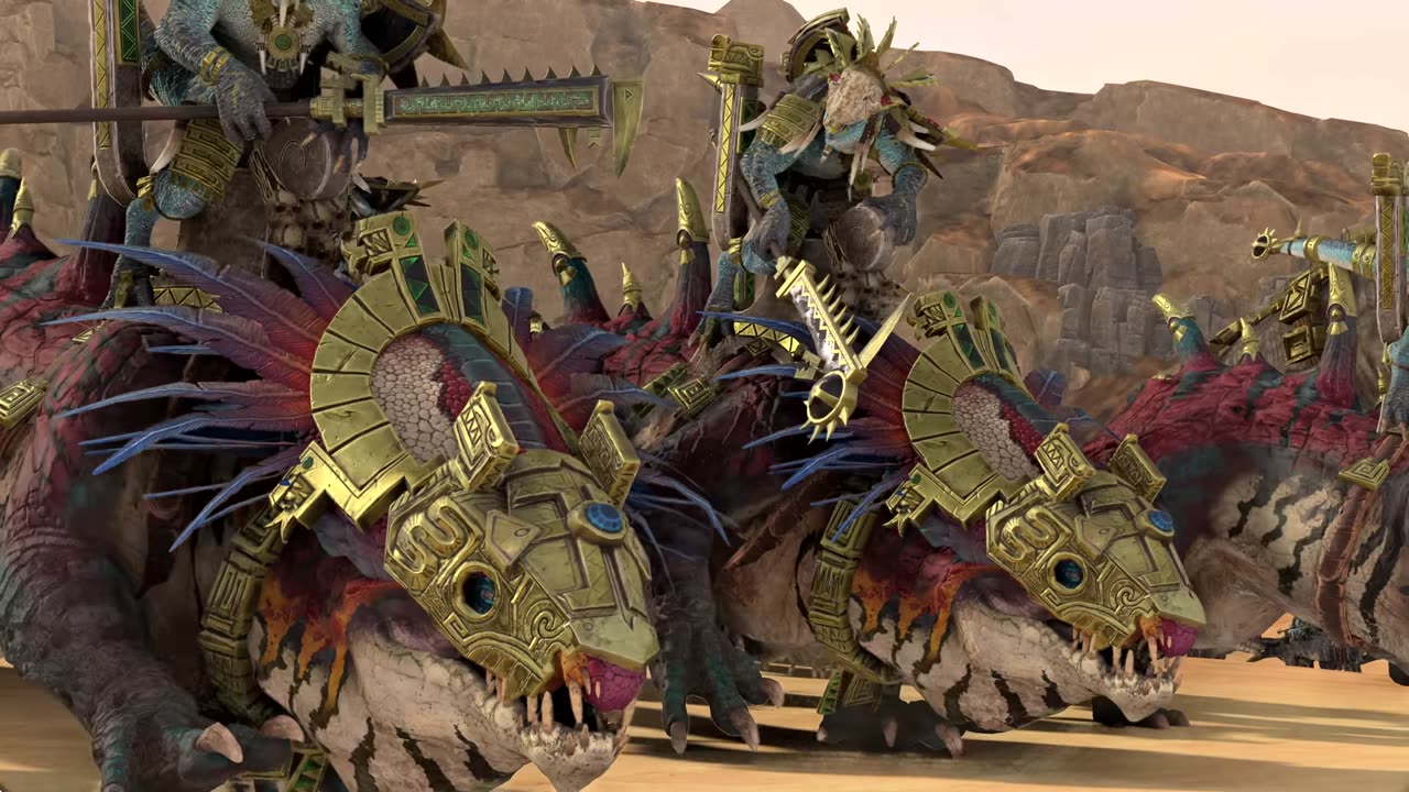Army of Nagashizzar V⚔️S Lizardmen - Total War_ Warhammer 3 Cinematic Battle