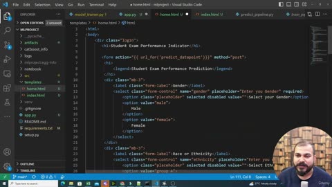 45.8 Building Prediction Pipeline Krish Naik ML