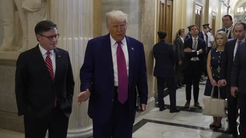 President Trump Visits Capitol Hill and Takes Reporter's Questions, May 20, 2025