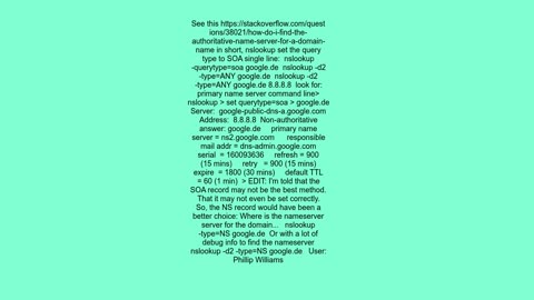 Find out which DNS server answered your query