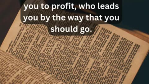 Journey of faith and spiritual growth Isaiah 48:17 Daily Bible Verse