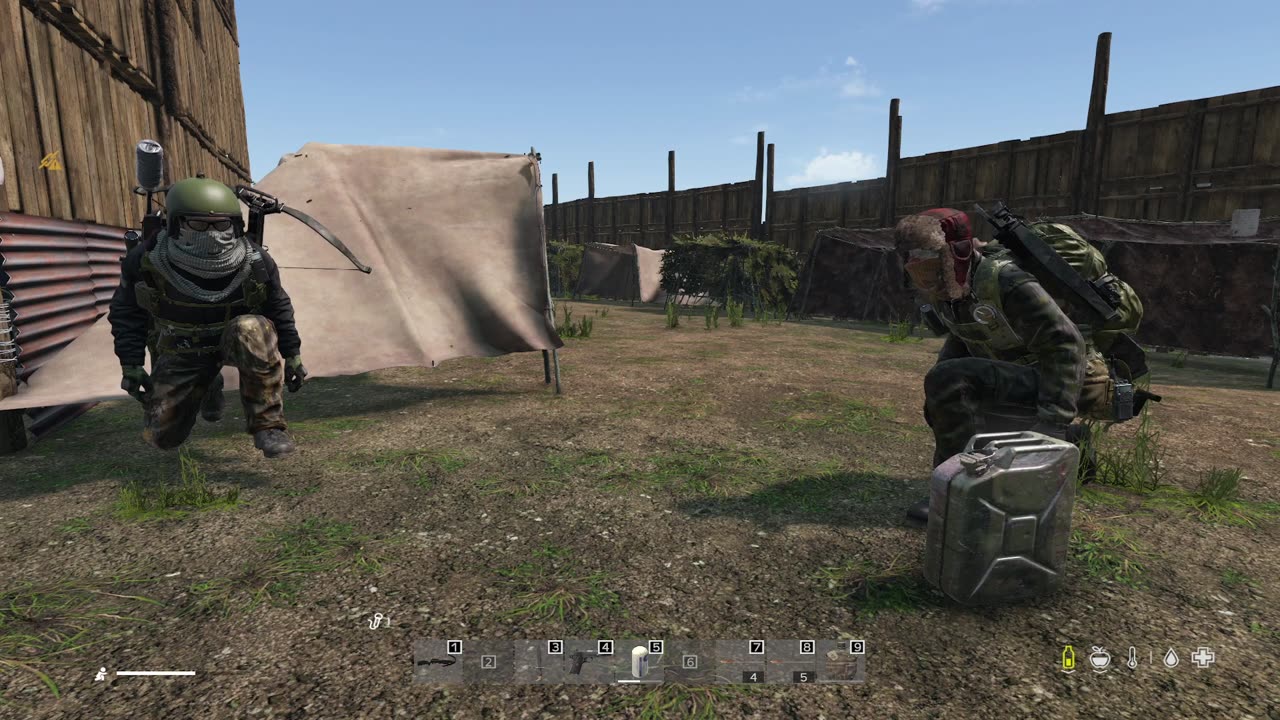 Dave Fishing Camp In DayZ - Day 34