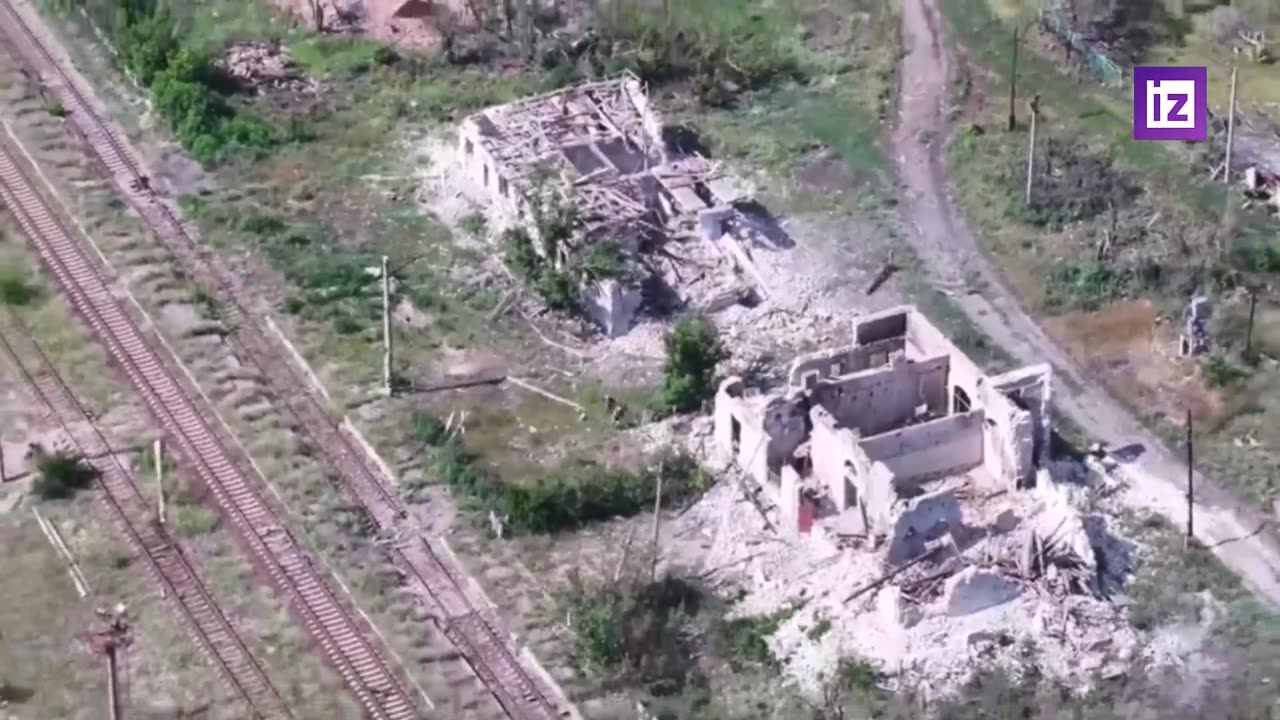 The liberated village of Aleksandro-Shultino